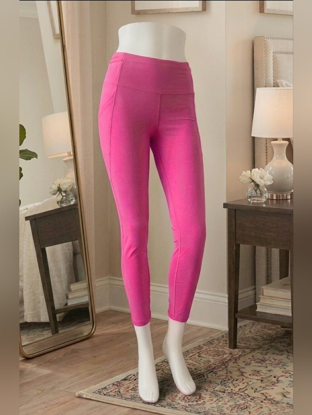 All in Motion High Rise Leggings Peachy Pink Size L